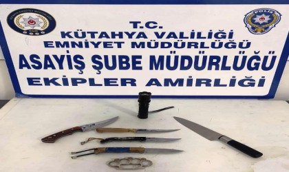 Kütahyada polisin bölge uygulaması