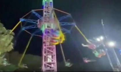 Lunaparktaki kazanın görüntüleri ortaya çıktı