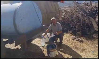 Mahalle sakinlerinin su isyanı: Traktörler ile evlerine su çekiyorlar