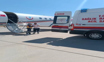Mardin’de ambulans uçak, Gülistan bebek için havalandı