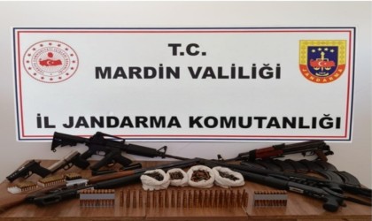 Mardinde silah ve mühimmat ele geçirildi