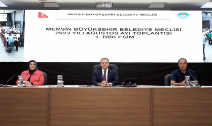 Mersin Büyükşehir Belediyesi Meclis Toplantısı yapıldı