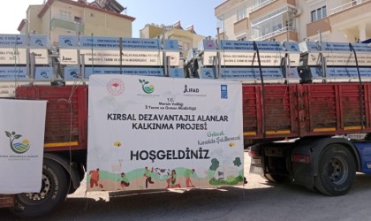 Mersinin Mut ilçesine 42 hayvan sulama teknesi dağıtıldı