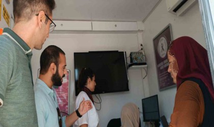 Mobil kanser tarama aracı Diclede hizmet vermeye başladı