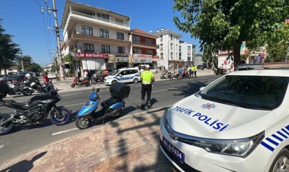 Motosikletlilere ceza yağdı
