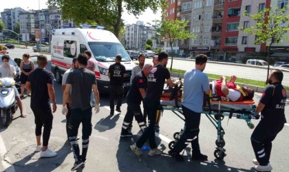 Orduda motosiklet kazası: 1 yaralı