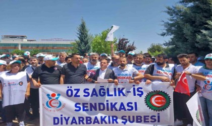 Öz Sağlık İş Sendikası Diyarbakır Şube Başkanı Aküzüm, sağlıkçılara bıçaklı saldırıyı kınadı