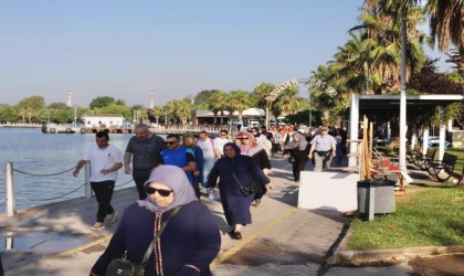 Sağlık için yürüdüler