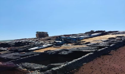 Samsun’da çatıda çıkan yangın söndürüldü