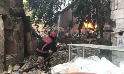 Şanlıurfada klima motoru yangına neden oldu