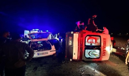 Sunta yüklü tır alev alev yandı