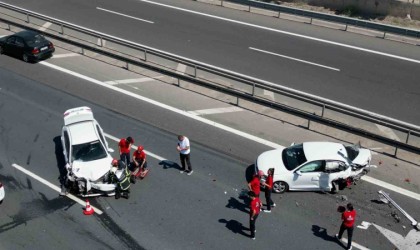 TEM Otoyolunda iki ayrı kaza