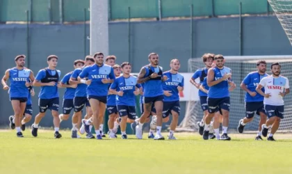 Trabzonspor günü tek idmanla kapattı