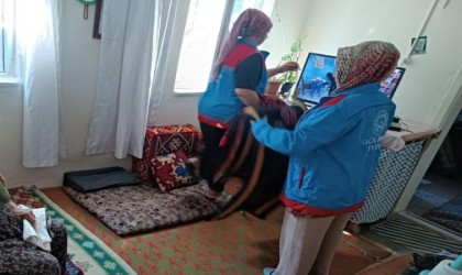 Yaşlı, engelli ve ağır kronik hastalarının evleri temizleniyor