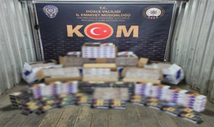 117 bin 740 adet içi dolu makaron ele geçirildi