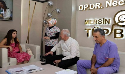 3 yıldır çocukları olmayan aileye güzel haberi Başkan Gültak verdi