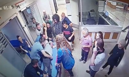 Acil servistekl arbede güvenlik kameralarına yansıdı