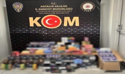 Antalyada 4 milyon liralık kaçakçılık operasyonu