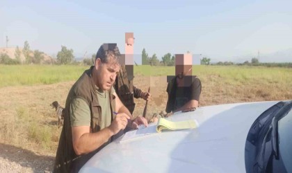 Antalyada kaçak avcılık yapan 4 kişiye 14 bin 279 lira para cezası uygulandı