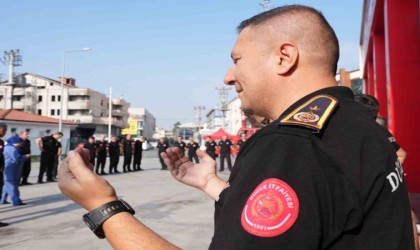 Ateş savaşçıları önce dua etti sonra kan verdi