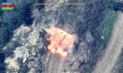 Azerbaycan, Ermenilere ait askeri ekipmanları hedef aldı
