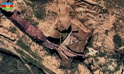 Azerbaycan ordusu, Ermenilere ait askeri unsurları vurdu