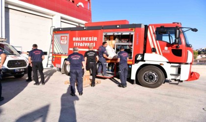 Balıkesir Büyükşehrin arama kurtarma ekibi Libyada