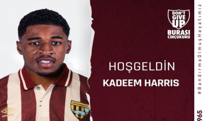 Bandırmaspor, Kadeem Harrisi transfer etti