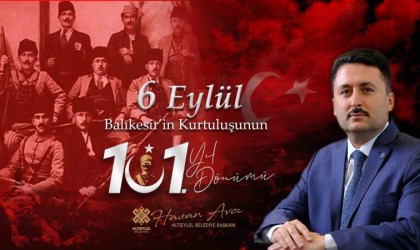 Başkan Avcı, Kurtuluşun 101. yılını gururla ve coşkuyla kutluyoruz