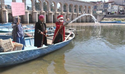 Beyşehirde göl için kadınlar dayanışması