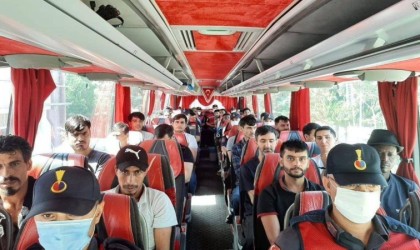 Burdurda jandarma tarafından 156 düzensiz göçmene işlem yapıldı, 1 şahıs tutuklandı