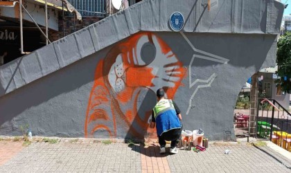 Bursa Büyükşehir, sokak sanatında boyut değiştirdi