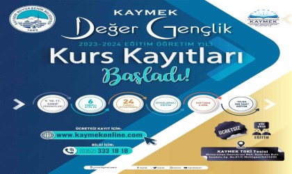 Büyükşehirin ödüllü Değer Gençlik Projesinde kurs kayıtları devam ediyor