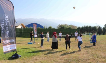 Çalışanlar spor için mola verdi