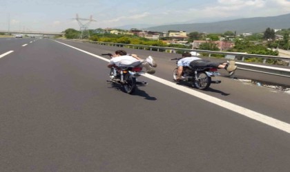 Canını hiçe sayan motosiklet cambazlarına rekor ceza