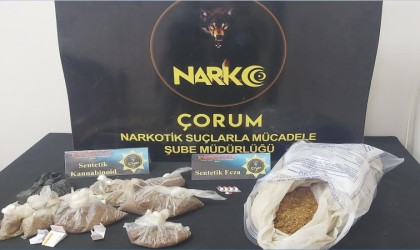 Çorum polisinden uyuşturucu operasyonu