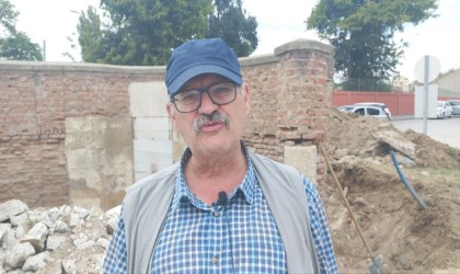 Edirnede tarihi çeşme yeni yerine taşınacak