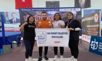 Edremit Boks Takımı Türkiye Şampiyonu oldu