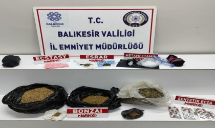 Edremitte narkotik operasyonları: Çok miktarda uyuşturucu madde ele geçirildi