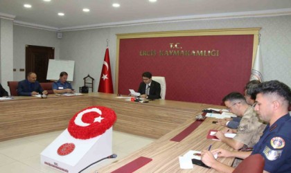 Ercişte okul güvenliği toplantısı yapıldı