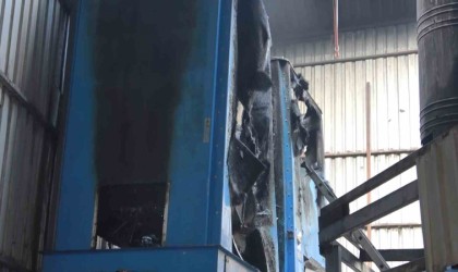 Fabrika yangınında facianın eşiğinden dönüldü