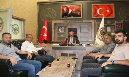 Gazetecilerden Müdür Güre ziyaret