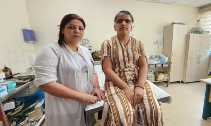 Go-kart aracına saçını kaptıran Lara, ölümden döndü