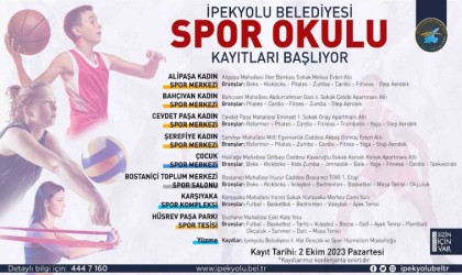 İpekyolu Belediyesinin yeni dönem spor okulu kayıtları başlıyor