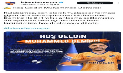 İskenderunspor, Muhammed Demirci ile anlaştı