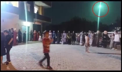 Kahramanmaraş’ta gökyüzünü aydınlatan esrarengiz ışık (2)