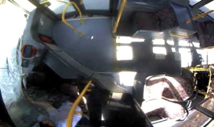 Kahramanmaraştaki otobüs kazası güvenlik kamerasında