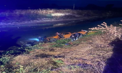 Kamyonet dereye uçtu: 1 ölü, 3 yaralı
