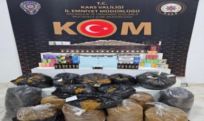 Karsta kaçak tütün operasyonu
