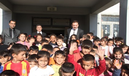 Kaymakam Bayram, öğrenci ve öğretmenlerle bir araya geldi